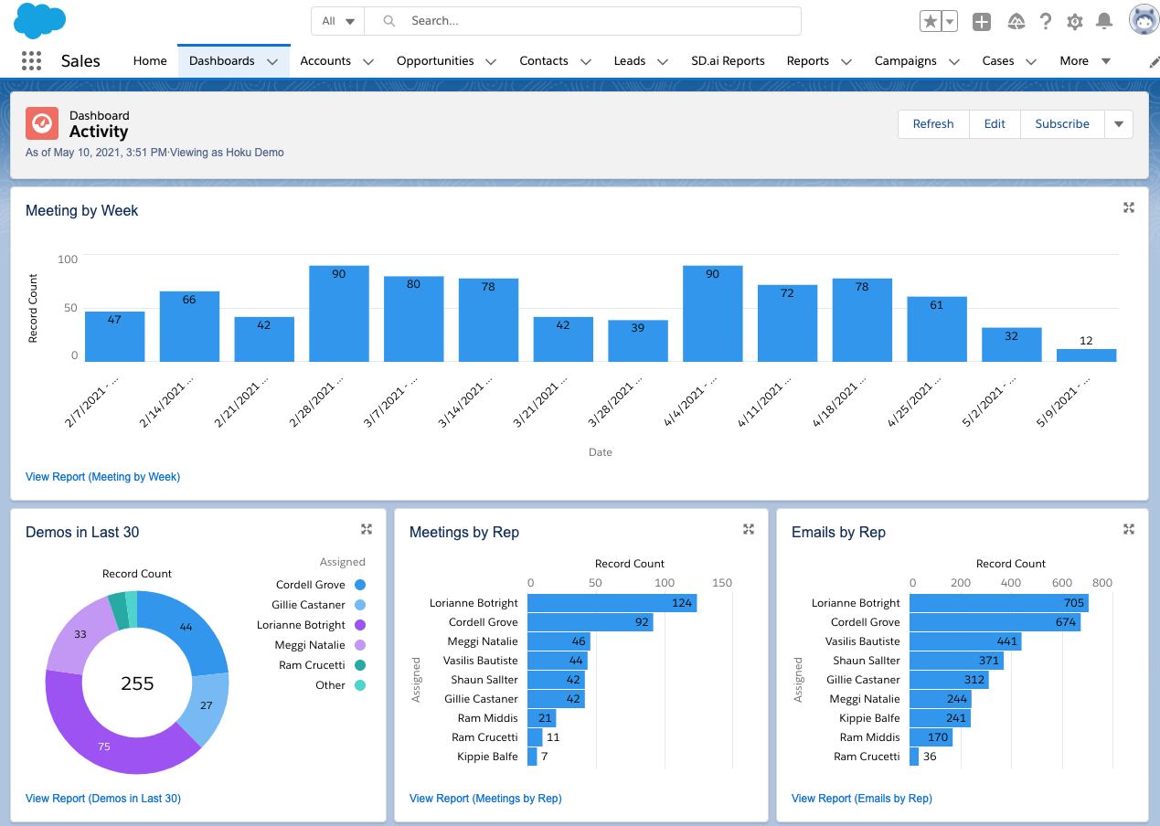 Salesforce Activity Capture Custom Fields for Your accountable Reps